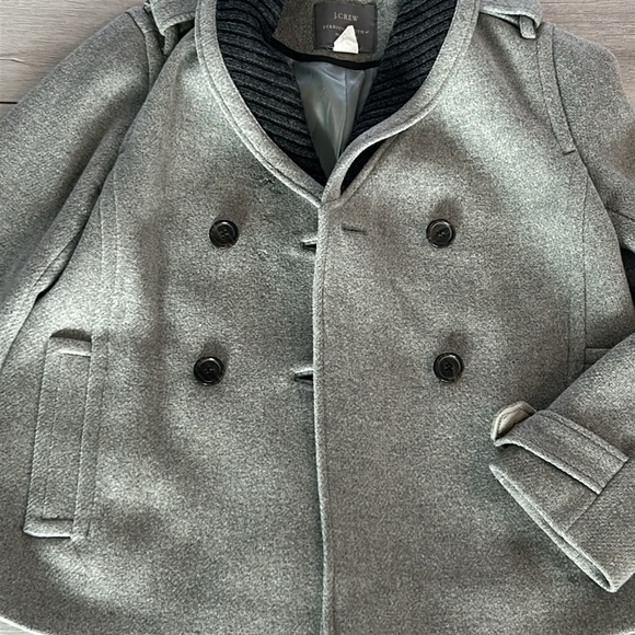 J Crew Stadium cloth by Nello Gori size 6 wool blend jacket gray - Picture 3 of 13